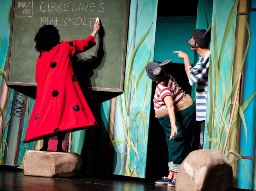 Cirkeline underviser i Museskolen